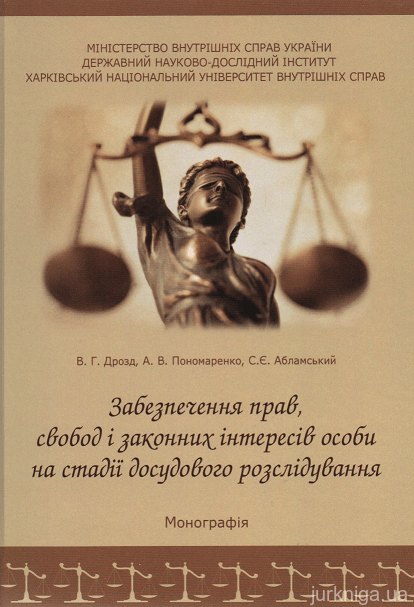 Забезпечення прав, свобод і законних інтересів особи на стадії досудового розслідування - 153219