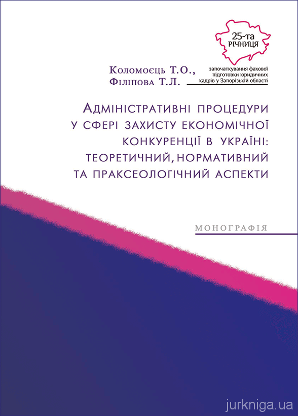 Адміністративні процедури у сфері захисту економічної конкуренції в Україні: теоретичний, нормативний та праксеологічний аспекти - 5128